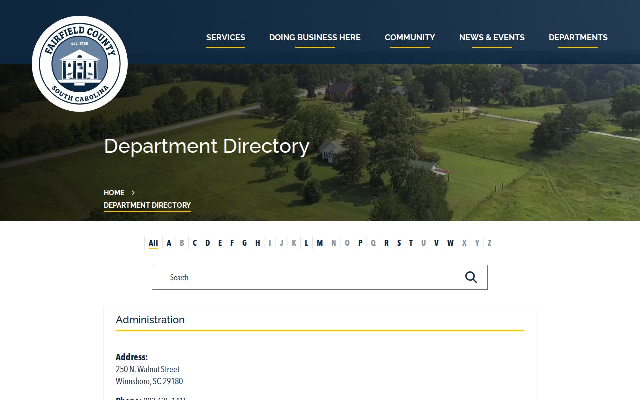 Jenkinsville criminal history county department contacts