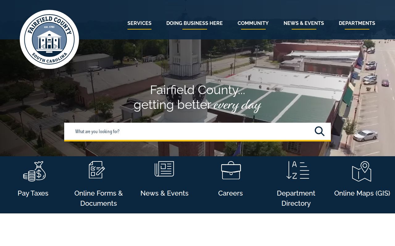 Fairfield County criminal history government department route