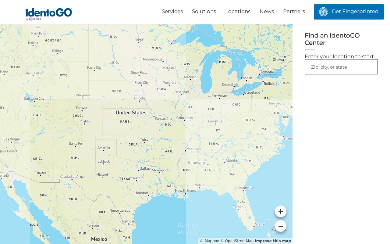 Fairfield County criminal history fingerprint location search